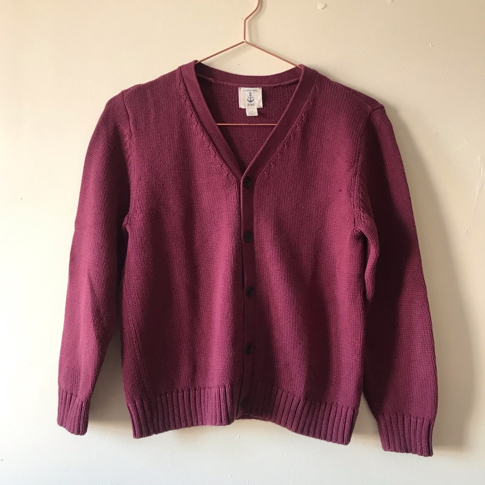 Lands’ End Kids Cardigan- Size M 10-12
